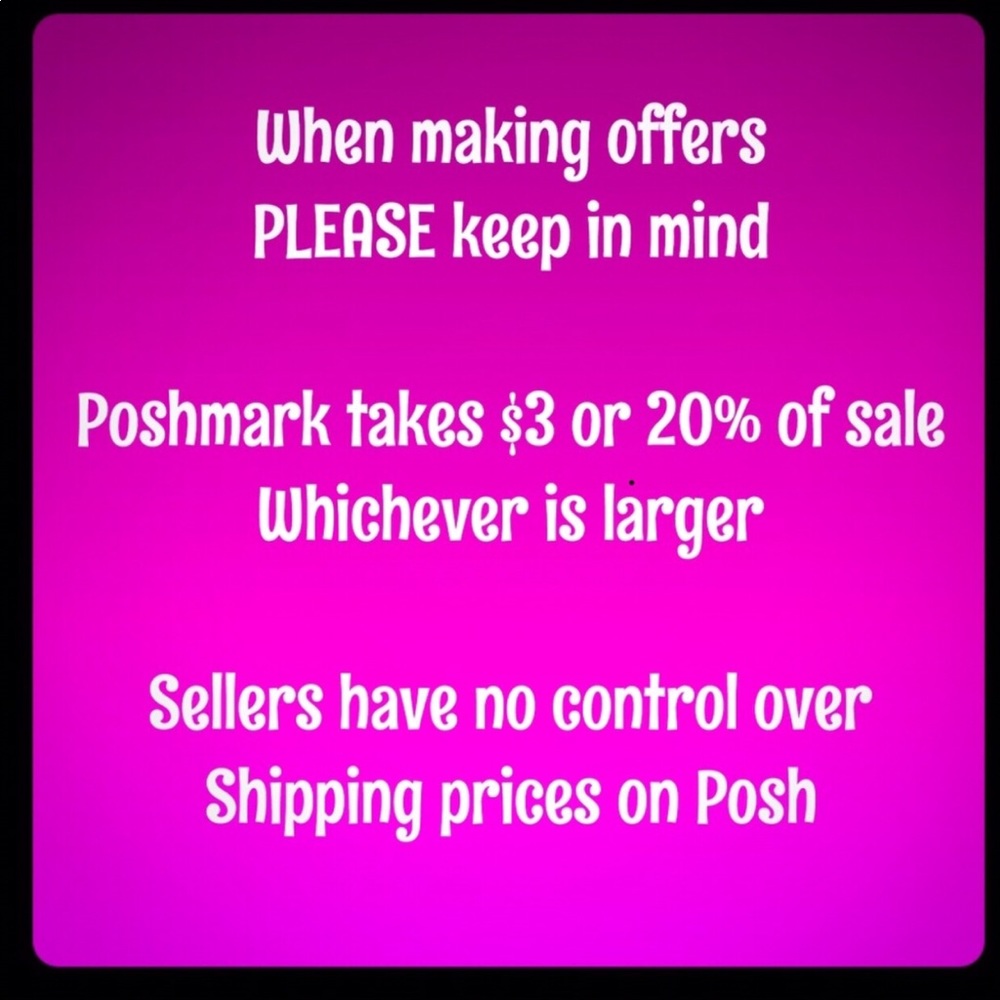 Please consider things when making offers😁